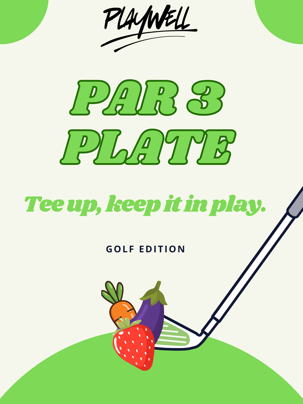 Par 3 Plate